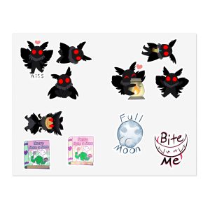 Mothman Sticker Sheet